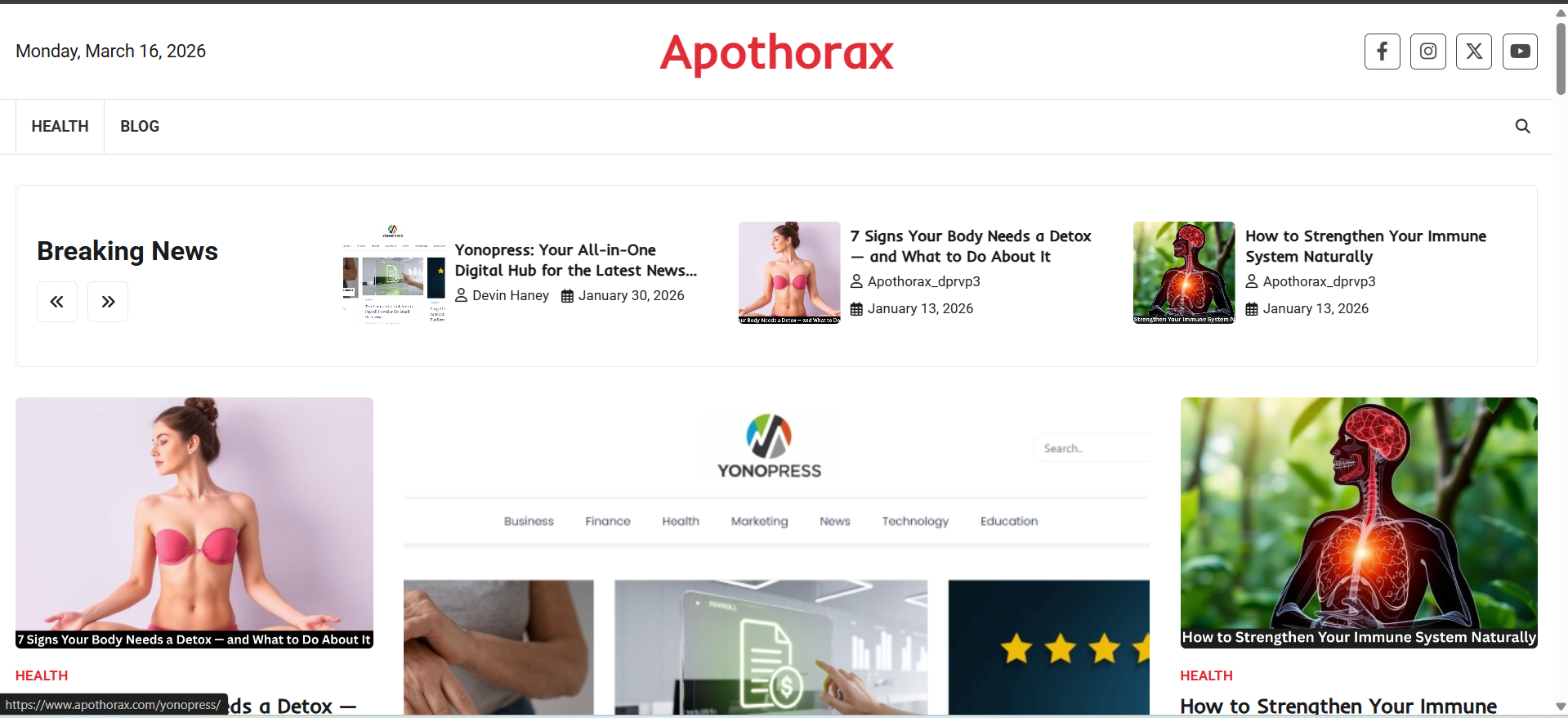 Apothorax: The Ultimate Guide to Health, Wellness, Sleep, and Modern Living